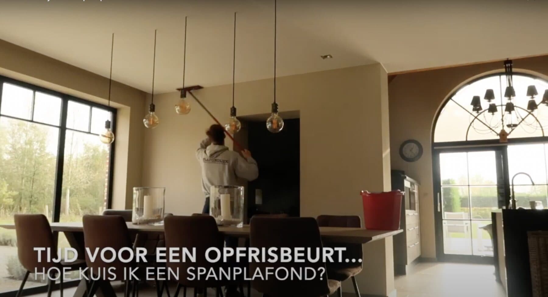 Kan man vaske et strækloft af?